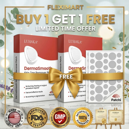 Derma Smooth Skin Tag Removal Patch - 72 Patches (BOGO)