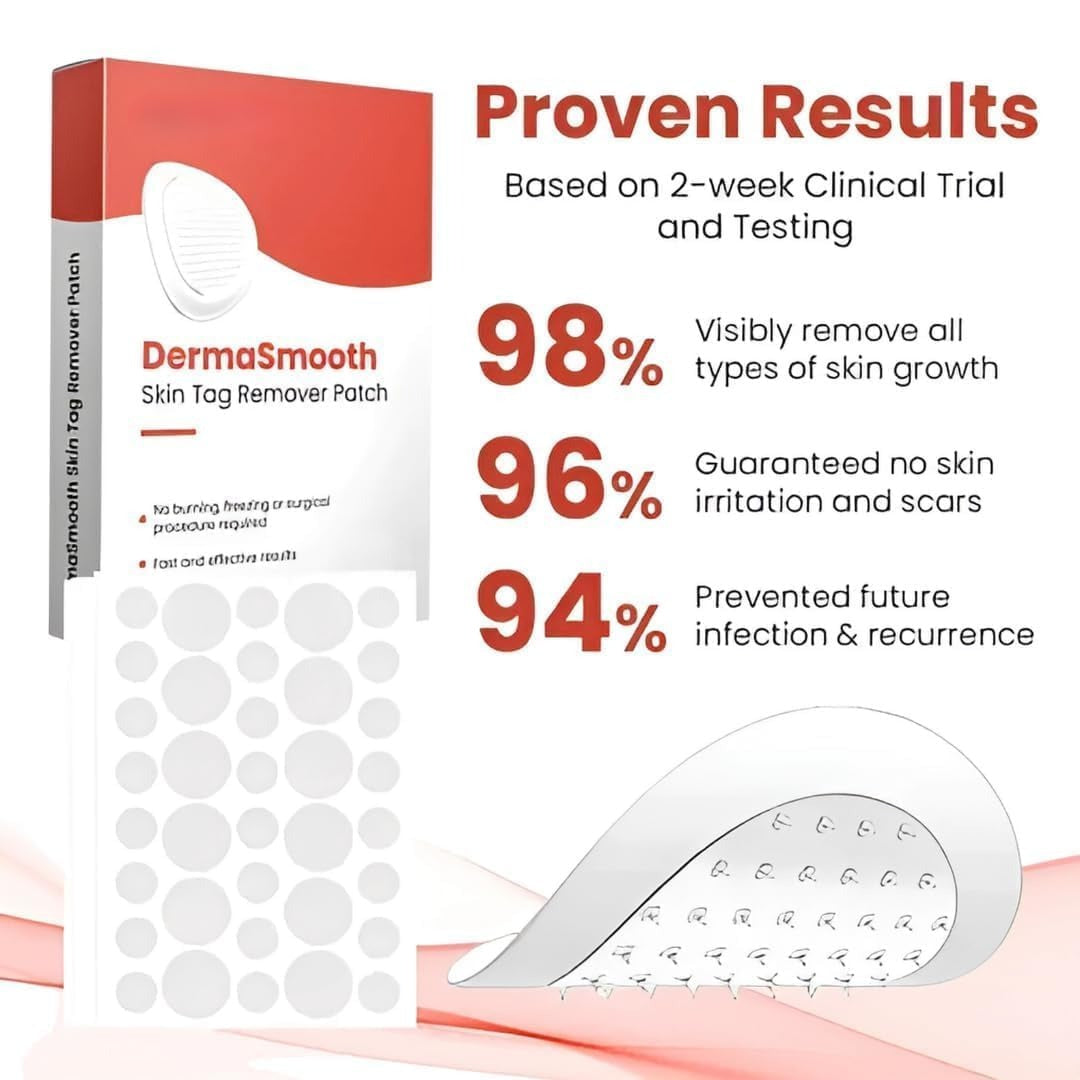Derma Smooth Skin Tag Removal Patch - 72 Patches