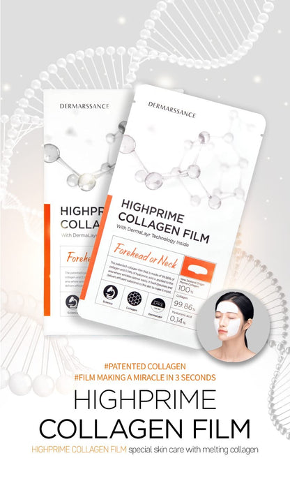 Highprime Collagen Film Forehead or Neck