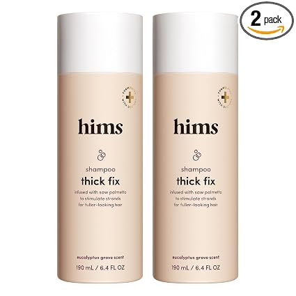Thick Fix Shampoo Thickening, Strengthening, Saw Palmetto & Niacinamide Formula